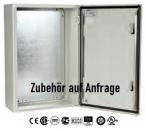 ELDON MAS0603821R5  Metall Schaltschrank 600 x 380 x 210 mm HBT HBT Stahlblech 1-türig IP66 mit verzinkter Metall-Montageplatte und Erdungsband